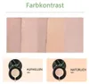 Cushion-Foundation-Farbkontrast mit Haut-Swatches, zeigt 'Brighten' und 'Natural' Farbtöne Anteprima dell’immagine prodotto