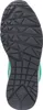 The image shows the sole of a green and white sneaker. Produktbild-Vorschau