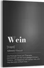 DEQORI Kreidetafel 40x60 cm 'Wein - Definition' Tafel Produktbild-Vorschau 1