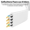 CAT 7 Flachkabel RJ45 LAN Ethernet Rohkabel Patchkabel Produktbild-Vorschau 4