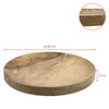 Spetebo Piatto da portata in legno di mango - Ø 30 cm - Anteprima dell’immagine prodotto 2