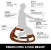 SucceBuy ergonomická stolička na kolená, nosnosť 100 kg, s Náhľad obrázku produktu 2