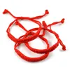Armband im chinesischen Stil, rotes Seil, geflochtener Produktbild-Vorschau 5