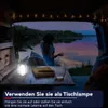 LED Campinglampe wiederaufladbar, tragbare Zeltlampe mit 3 Produktbild-Vorschau 5