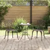 vidaXL Gartenstuhl 2 stk. Bronze Aluminium Produktbild-Vorschau 2