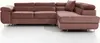 A sectional sofa is shown from the front on a white background. Produktbild-Vorschau