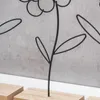 Blumen Deko Aufsteller 4er Set Metall Schwarz MDF Produktbild-Vorschau 7