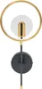 BELIANI LED Wandlampe Gold / Schwarz aus Aluminium Metall Produktbild-Vorschau 7