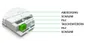 A cross-section diagram of a mattress showing its internal layers. Produktbild-Vorschau