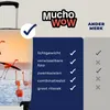 MuchoWow® Koffer Handgepäck Trolley Rollkoffer Kleine Produktbild-Vorschau 6