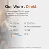 VITO E14 LED Kerzenlampe 3W 120lm 230V 2 Stück Produktbild-Vorschau 3