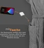 Lussuoso accappatoio con cappuccio ( Grigio / M ), morbido Anteprima dell’immagine prodotto 3