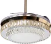 BELIANI Deckenventilator Gold Metall Kristall-Optik mit Produktbild-Vorschau 7