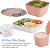 Frischer Salat-Lunchbehälter, Salatschüssel, 3 Produktbild-Vorschau 4