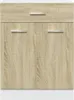 vidaXL Armoire basse à tiroirs Lyon Chêne Sonoma 60x46x81,5 Voir les images du produit 5