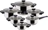 Set di pentole Karin in acciaio inox 6 pezzi Anteprima dell’immagine prodotto 1
