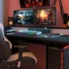 Gaming-Tisch 152cm mit LED-Leiste - schwarz Produktbild-Vorschau 14