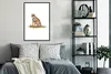 MuchoWow® MuchoWow® Gerahmtes Poster Tiger - Weiß - Gras Produktbild-Vorschau 2
