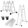 NAIZY 4×3 Stufen 360cm Aluminum Gerüst leiter Produktbild-Vorschau 1