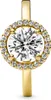 PANDORA Strahlenkranz Ring für Damen mit Zirkonia, IP Gold Produktbild-Vorschau 4