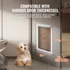 VEVOR klapka dla psa wykonana z aluminiowej ramy z systemem Podgląd zdjęcia produktu 4