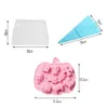 2 Stück 3D-Kürbis-Silikonformen, 8 Mulden, Von Hallween Produktbild-Vorschau 2
