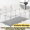 LZQ Výběh pro malá zvířata s podlahovými panely 125x63x42 Náhled obrázku produktu 7