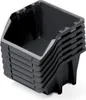 Sada úložných boxov 10ks BINEER SHORT 118x98x70 mm čierna Náhľad obrázku produktu 5