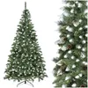 A full shot of a Christmas tree and a close-up of its branches. Produktbild-Vorschau