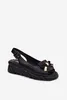 Leder Damen Plateau-Sandalen mit Verzierung Artiker 58C0055 Produktbild-Vorschau 4