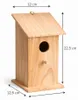 Set van 2 Vogelhuisjes Hout – Nestkast voor Mezen – Met Productafbeelding-voorbeeld 4