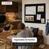 Filz prikbord, groefbord, geluidsabsorberend, als memobord Productafbeelding-voorbeeld 2