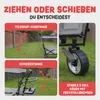 ONBEST Bollerwagen | faltbar | mit Dach | mit Regenschutz | Produktbild-Vorschau 3