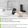 WENKO Easy Squeez-e Spülstation in Schwarz 15 x 18 x 7 cm Produktbild-Vorschau 4