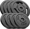Hop-Sport 30 kg sada činiek 4x2,5+4x5 kg 30/31 mm liatinové Náhľad obrázku produktu 1