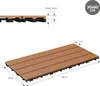 ECD Germany WPC terasové dlaždice, 60x30 cm, 24-dielna Náhľad obrázku produktu 7
