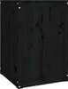 vidaXL Wäschetruhe Schwarz 44x44x66 cm Massivholz Kiefer Produktbild-Vorschau 5