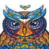 UNIDRAGON 186-tlg. Holzpuzzle Charming Owl Medium 21x35 cm Produktbild-Vorschau 7