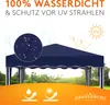 Faltpavillon 3x3 m ohne Seitenteile - Blau - wasserdicht - Produktbild-Vorschau 6