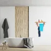 Relaxdays Wandgarderobe Bambus, Hutablage und Produktbild-Vorschau 5