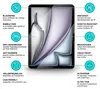 2x Schutzglas Panzerfolie Klar für iPad Air 2024 11.0" Produktbild-Vorschau 5