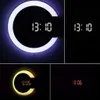 LED-Digital-Wanduhr mit Fernbedienung,7-Farben-RGB-Licht Produktbild-Vorschau 4