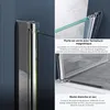 doporro Porte de douche transparent 90cm autolevante Voir les images du produit 5