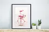 MuchoWow® MuchoWow® Gerahmtes Poster Rosa Flamingos im Produktbild-Vorschau 6