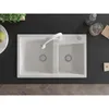 Mexen Tomas 2-miskový granitový dřez s kuchyňskou baterií Náhled obrázku produktu 4