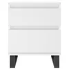 vidaXL Nachttisch Weiß 40x35x50 cm Holzwerkstoff Produktbild-Vorschau 5
