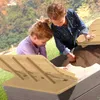 AXI Sandkasten Ella aus Holz mit Deckel XL | Sand Kasten Produktbild-Vorschau 3