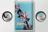 Blechschild Reise 20x30cm Japan Asien Blumen Baum Knospe Produktbild-Vorschau 2