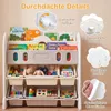 COSTWAY, štvorposchodový regál pre Montessori hračky, Náhľad obrázku produktu 7