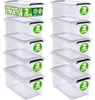 DEUBA® 10x Aufbewahrungsbox mit Deckel 2L Box Kunststoff Produktbild-Vorschau 1